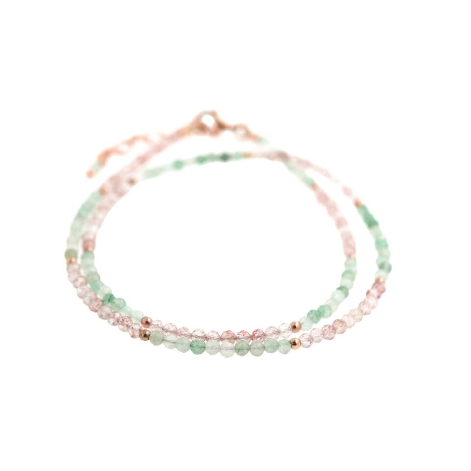 collana pezzo unico quarzi misti e argento