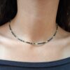 collana con smeraldi naturali