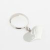 Anello cuore a ciondolo personalizzabile inciso