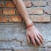 Bracciale Corallo Rosso indossato uomo