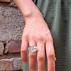 anello personalizzabile con ciondolo a forma di cuore