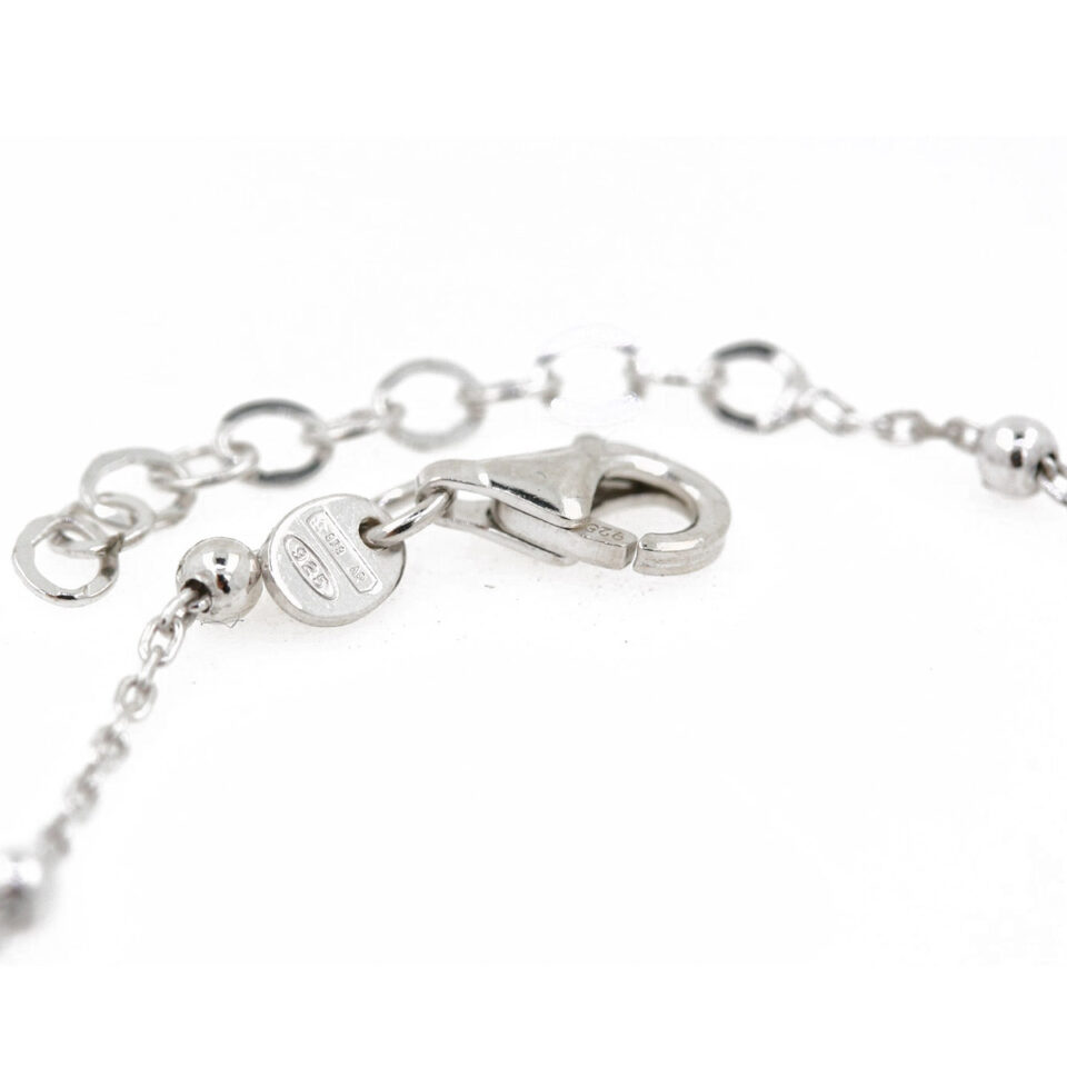chiusura regolabile del bracciale in argento personalizzabile