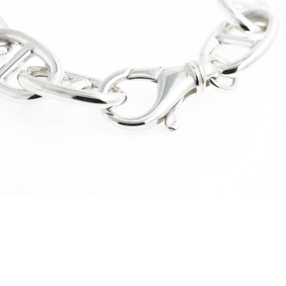 chiusura del bracciale maglia marina grande