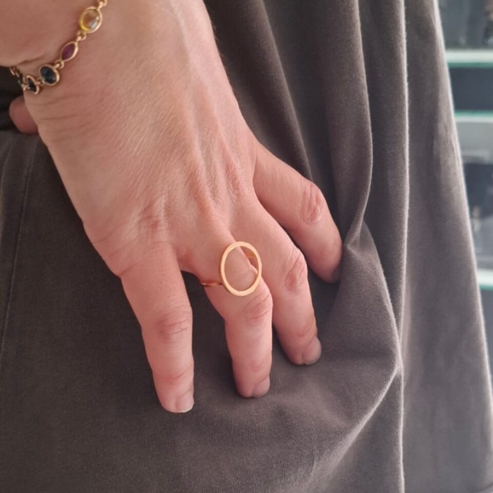 Anello Cerchio in Oro Rosa