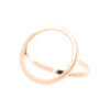 anello a cerchio in oro rosa