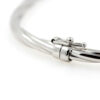 Bracciale Torchon Rigido in argento