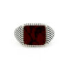 Anello Chevalier Diaspro Rosso