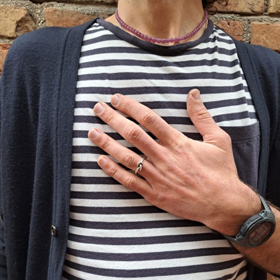 anello nodo da uomo