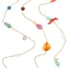 bracciali con pietre dure in argento dorato