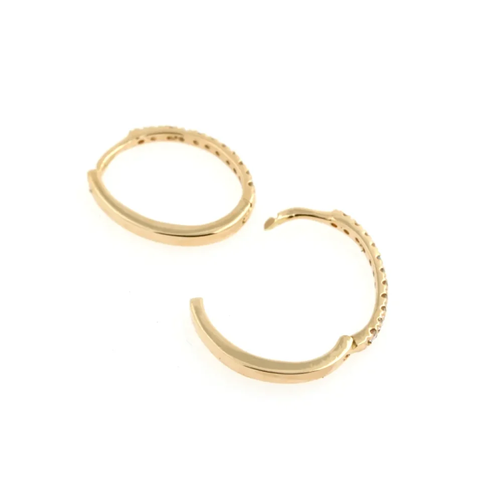 orecchini oro e diamanti