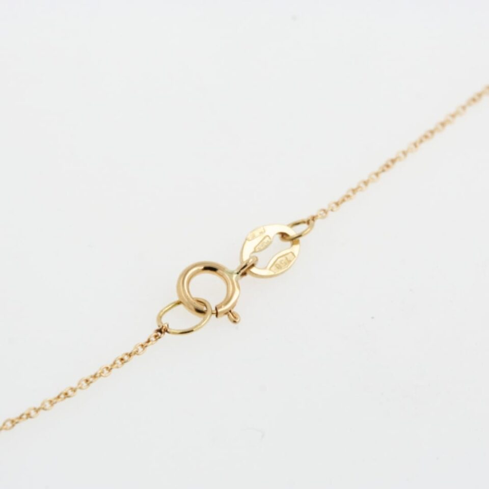 Collana con cuore di ametista naturale chiusura