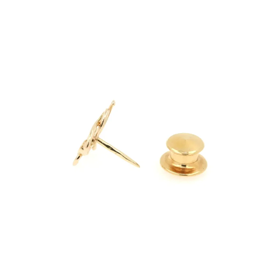 Spilletta Iniziali in Oro con Diamante