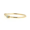 anello oro giallo sottile con diamanti