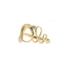 Anello con nome Ale in oro giallo