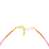Collana di Zirconi Multicolor con Pendenti con chiusura regolabile in argento