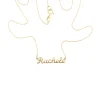 collana in oro giallo con nome piccolo