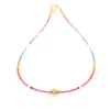 collana di zirconi multicolor