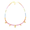 Collana di Zirconi Multicolor con Pendenti