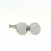gemelli in argento con iniziali incise