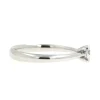 Solitario in oro bianco con diamante naturale da 0.30 ct
