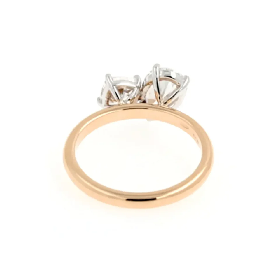Anello Io e Te in oro giallo